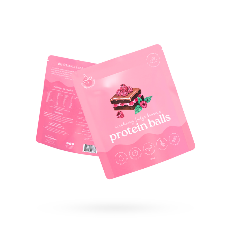 Raspberry Fudge Brownie Protein Ball Mix