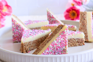 Fairy Bread Fudge Slice