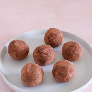 Protein Balls on a plate 