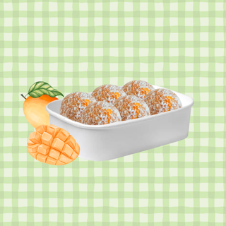 Mango Cheesecake Protein Balls