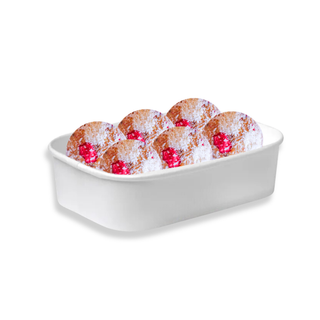 Raspberry White Chocolate Protein Balls