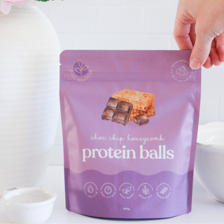 chocolate honeycomb protein ball mix