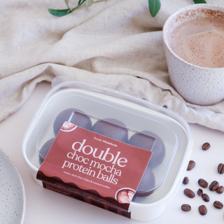 Double Choc Mocha Protein Balls