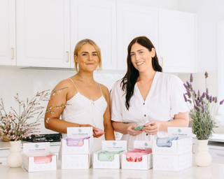 Daisy Buck Owner and Founder of Sneaky Wholefoods with Nutritionist and Partner Steph McDonald 
