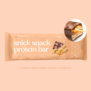 Peanut Butter Caramel Snick Snack Protein Bar
